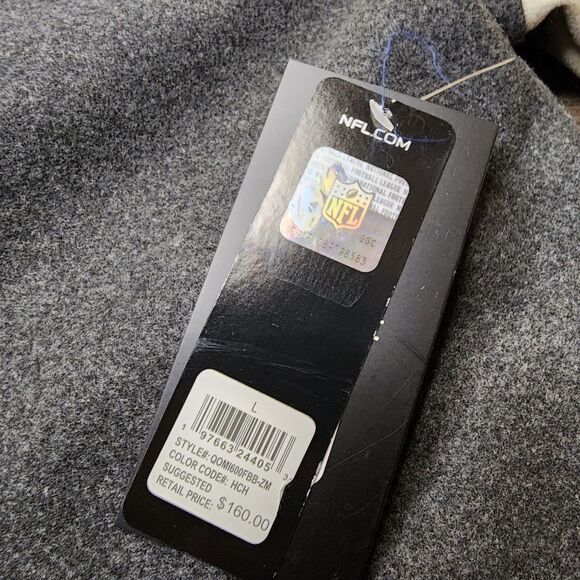 Buffalo Bills Jacket Varsity Coat NFL Button Mens Large Embroidered New - Picture 7 of 15